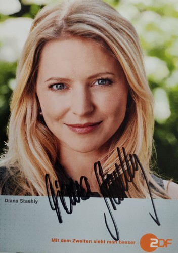 Diana staehly autogramm - diana,