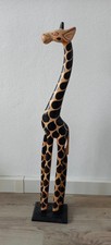 Deko Giraffe Holzfigur - 80 cm