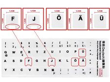 DEUTSCHE - Tastaturaufkleber