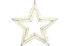 X-MAS Metall Leuchtstern 38cm