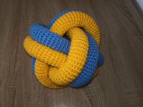 Gehäkelte knotenkissen deko - gehäkelte, /
