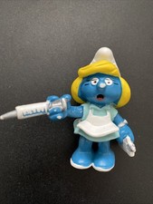 Schlumpf Schleich Peyo Bully Krankenschwester 1981