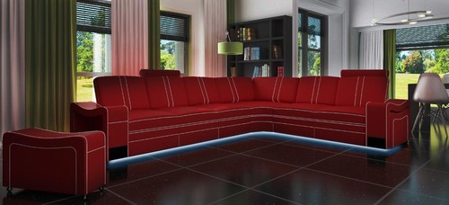 Ledersofa xxl wohnlandschaft - ledersofa,