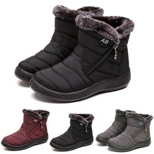 Damen Stiefelette Winter Warm