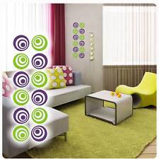 Retro Dots Wandtattoo Wandaufkleber clickstick Vintage Kult Kreise Sticker W015