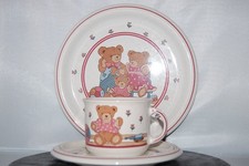 Kaffeetasse 3tlg. Kaffeegedeck Bärenliebe Pfalzkeramik