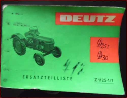 Deutz schlepper d - ,,