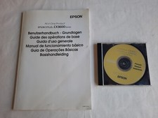 EPSON STYLUS CX3600 CX3650 * Software CD-Rom (Treiber) + Benutzerhandbuch