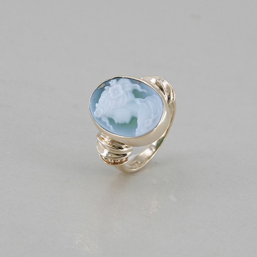 Ring 375 gelbgold - ring, in