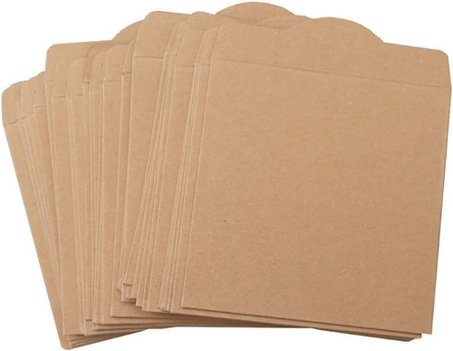 Braune kraftpapierhüllen - 25,