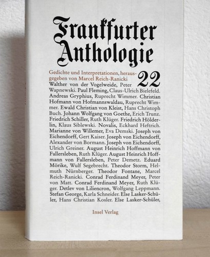 Buch frankfurter anthologie - buch:,