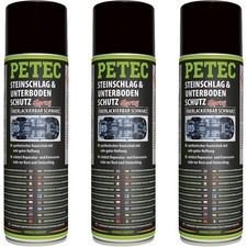 3x 500ml PETEC STEINSCHLAG &