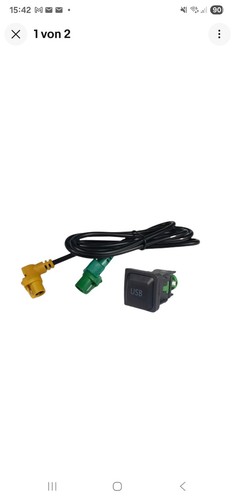Usb buchse mit kabelsatz - buchse,