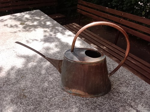 Alte kupfer gießkanne l - gießkanne,