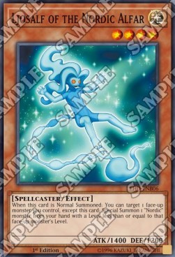Yugioh ljosalf the - yugioh, nordic