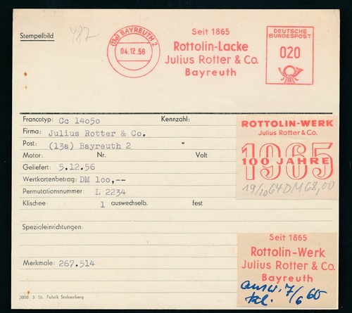 S0487 francotyp afs - francotyp,