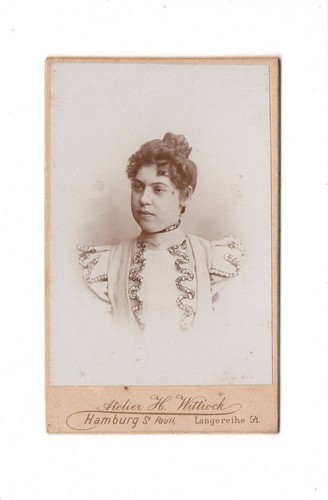 Cdv foto damenportrait frau - foto, /