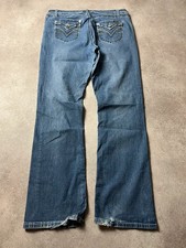 Angels Y2K flared Jeans blau