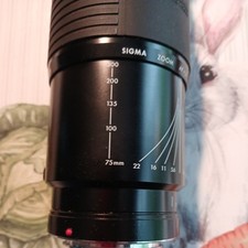 Sigma telephoto lens.