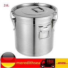 21L Küche Edelstahl