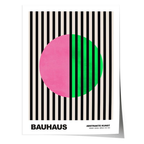 Poster bauhaus abstrakte kunst - poster,