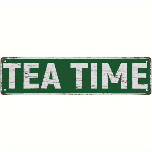 Vintage tea time wall - time,