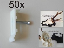 50 Stück Gehörnklammern aus Kunststoff Reh Bock Geweih Klammern Zubehör Set Pack