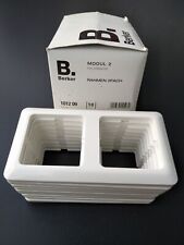 Top 101209 Berker Modul 2 polarweiß glänzend 2fach Rahmen 21777 Zweifach 2er