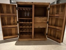Barschrank / Weinschrank Teakholz (von privat)