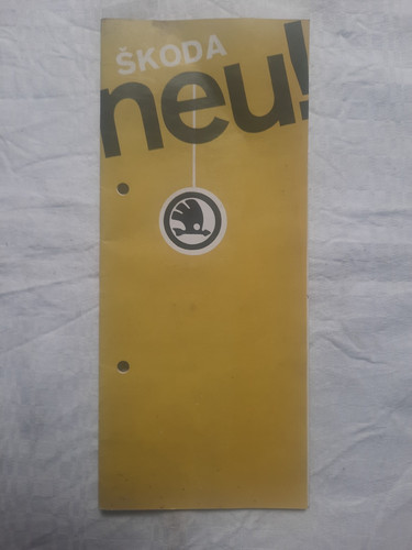 Ddr werbung prospekt skoda - werbung,