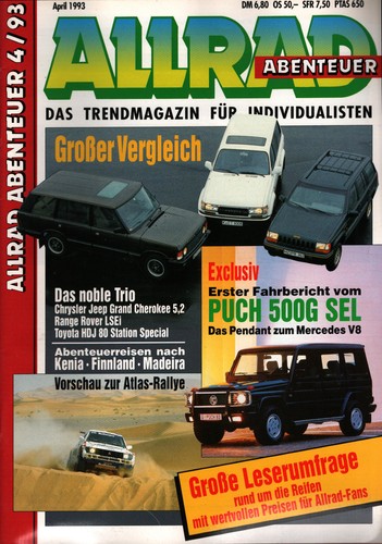 Zeitschrift allrad abenteuer - zeitschrift,