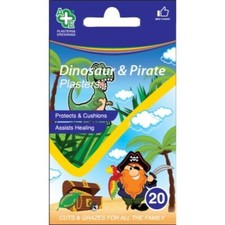 Dinosaurier & Piraten Pflaster