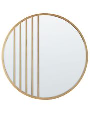 Wandspiegel gold rund  80 cm
