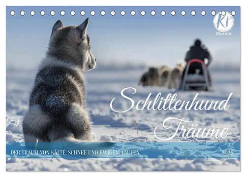 Schlittenhund träume - schlittenhund,