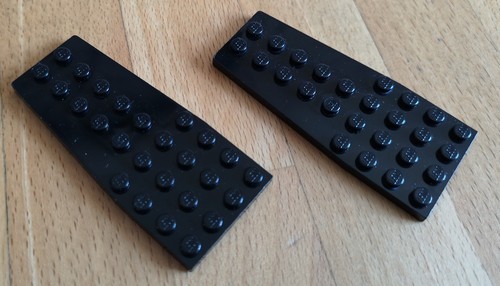 Paar schwarze lego - schwarze,