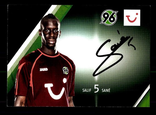 Salif sane autogrammkarte - salif,