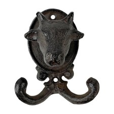 Kuh Tierkopf Kleiderhaken aus