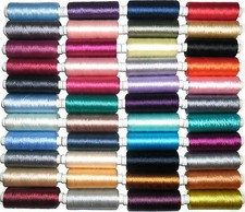 MADEIRA MASCHINENSTICKGARN, RAYON, 120D/2, 500MTR SPULE, VERSCHIEDENE FARBEN