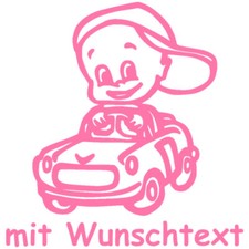 Babyaufkleber mit Wunschname