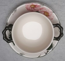 Villeroy & Boch Geschirr Wildrose: 6 Suppentassen mit Unterteller