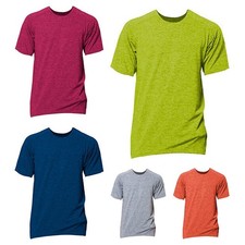 NATH Herren T-Shirt Sport Shirt Leicht Kurzarm Rundhals Weich Funktionsshirt XS-