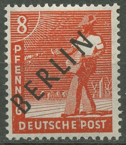 Berlin 1948 schwarzaufdruck - berlin,
