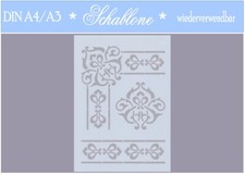 Schablone-Vintage-Shabby-A4-A3