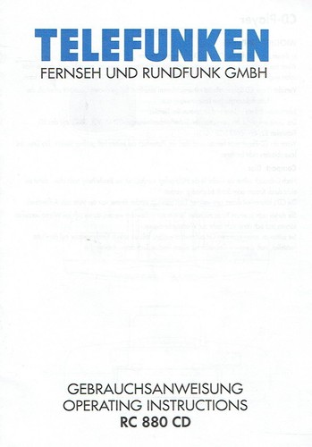Telefunken 880 - telefunken,