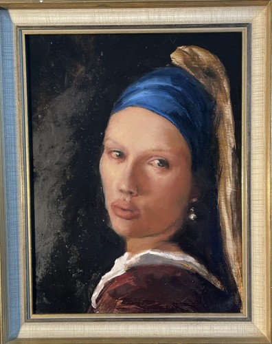 Original ölgemälde mädchen - original,