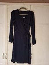 Schmales A-Linien Kleid von Orsay Dunkelblau Gr. M Viscose Super Zustand Wie Neu