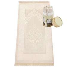 Gebetsteppich Taftstoff Creme