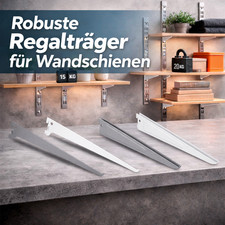 Regalträger für Wandschiene
