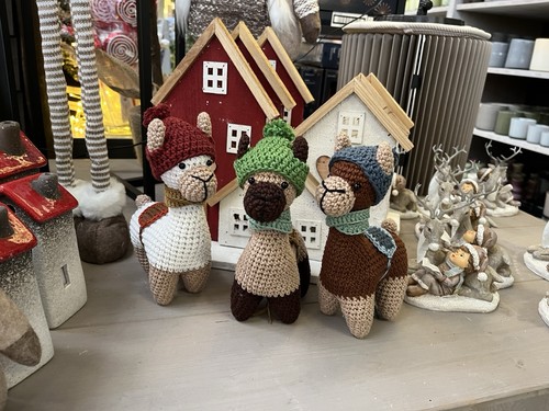 Gehäkelte alpaka lama figuren - gehäkelte,