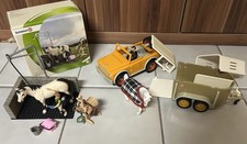 Schleich 40185 42025 Jeep, Pferdeanhänger & Fahrer & 42104 Waschplatz Pferde